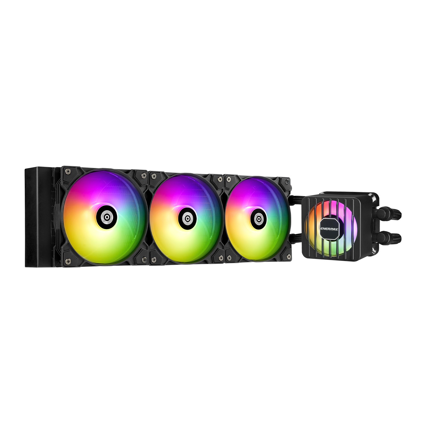 Itek Evoliq 240 V2 Argb Kit Raffreddamento A Liquido 2x120mm Con Controller Illuminazione Led Argb Black
