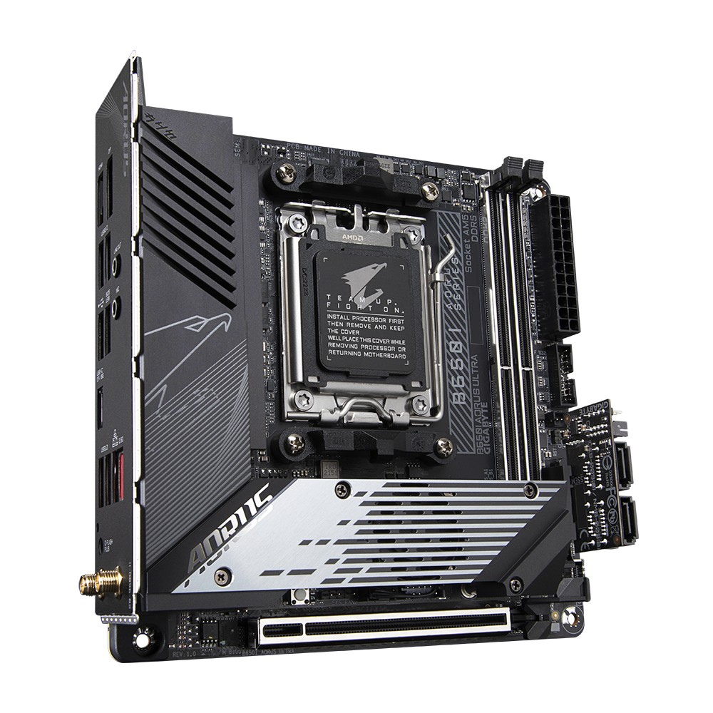 Yunseity Custodia Open Air per Computer ITX Fai-da-Te, Custodia per Computer Open Frame in Lega di Alluminio, Kit Fai-da-Te per Rack per Telaio della Scheda Madre per Banco di Prova per PC(d'Argento