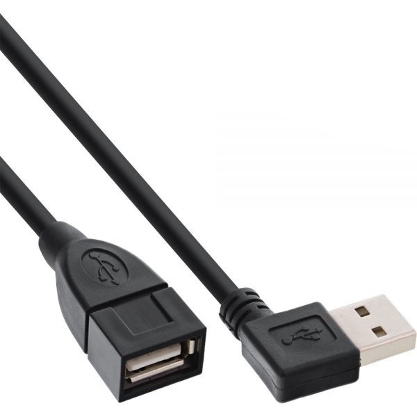 Prolunga USB 2.0 InLine 20973 Da 0,5 Metri: Cavo Type A Maschio-femmina Nero, Piccolo E Pratico Per Tutti I Giorni