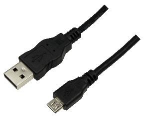 LogiLink Cavo USB 3.0 Da 2 Metri – Maschio A A Maschio Micro B, Schermato, Nero, Trasferimento 5Gbps - 3