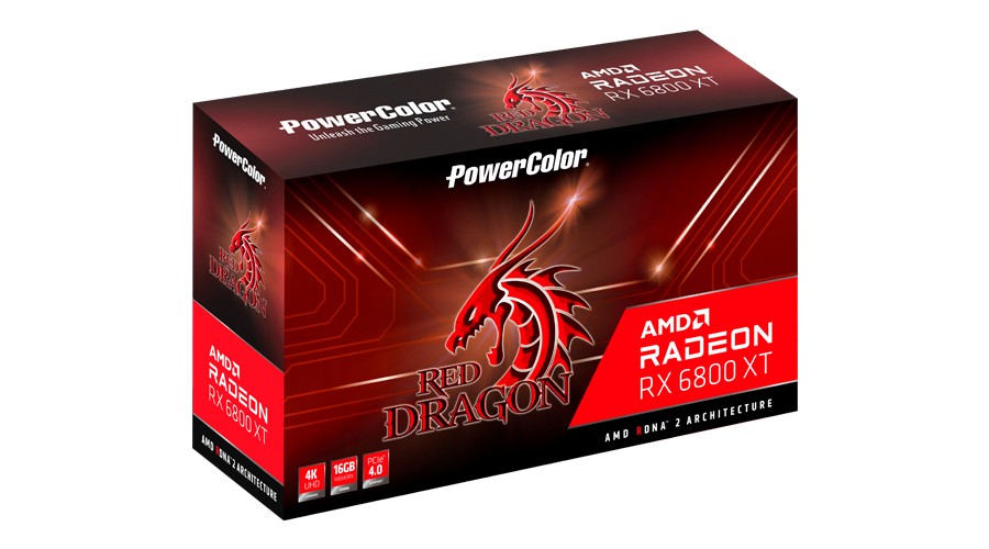 Powercolor Radeon RX 6800 XT Red Dragon 16GB GDDR6 (Non-LHR