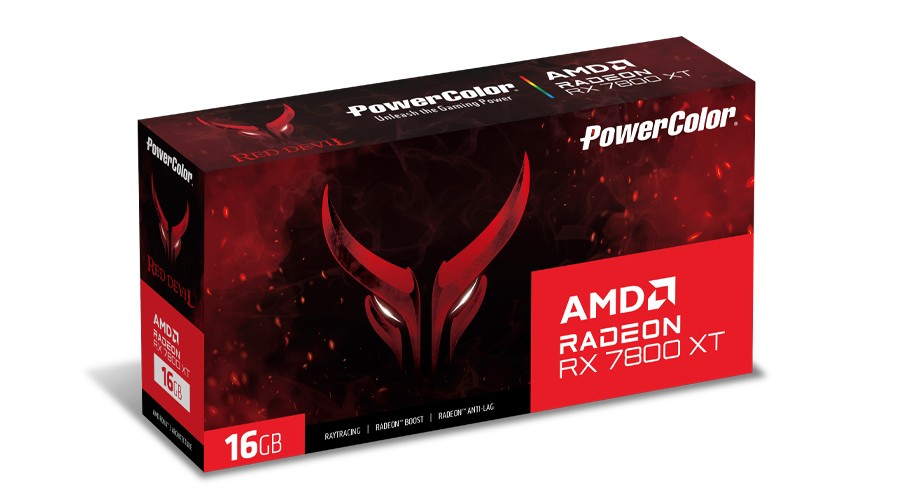 PowerColor RX 7800 XT 16G-E/OC AMD Radeon RX 7800 XT 16 GB