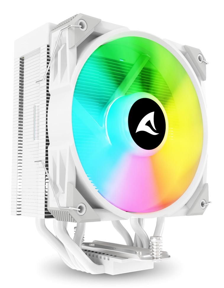 Sharkoon A50 RGB, CPU-Kühler weiß, 120 mm