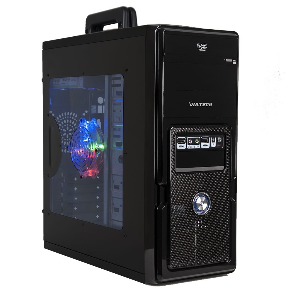Case Vultech GS-2681 con alimentatore 500W incluso - - Esseshop