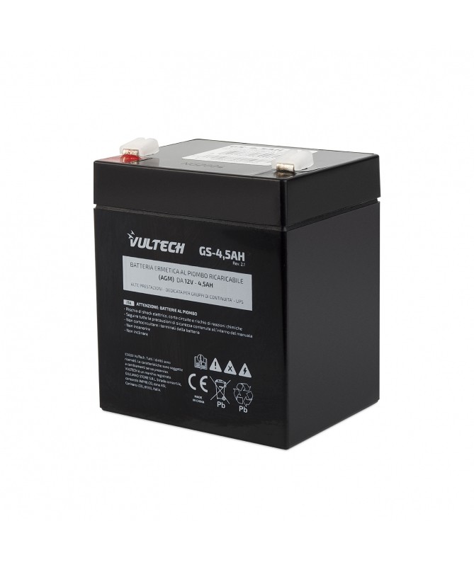 Batteria ricaricabile ERMETICA piombo ciclica 12V 10AH - Tecnosystem Batteria ricaricabile ERMETICA piombo ciclica 12V 10AH - Tecnosystem