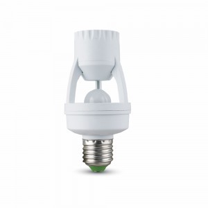 V-TAC Portalampada E27 con Sensore di Movimento per lampadine E27 Max 60W -  E27 - Esseshop