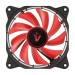 Ventola Di Raffreddamento 12cm Vultech HL-01RD Con HALO LED - Rosso