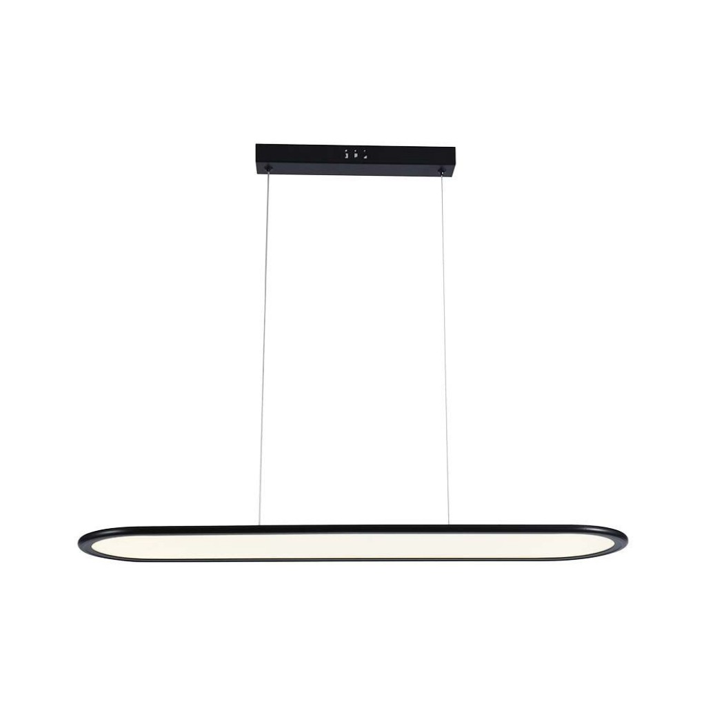 V-TAC Lampadario LED a Sospensione 24W 80*100Cm Colore Nero 3000K
