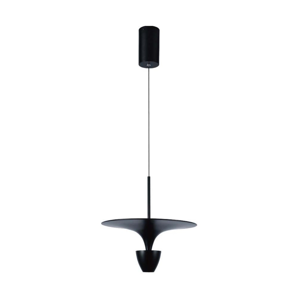 V-TAC Lampadario LED 9W dal Design Moderno 30*320*100Cm Colore Nero 4000K