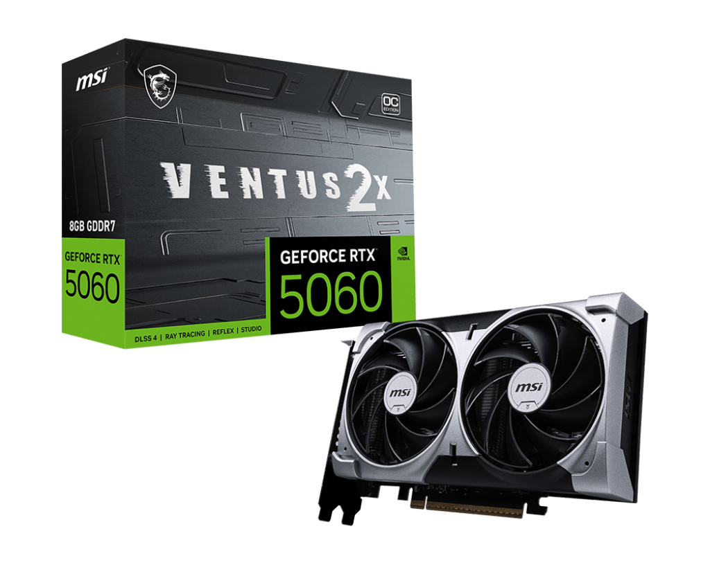 VGA MSI GeForce® RTX 5060 8GB Ventus 2X OC