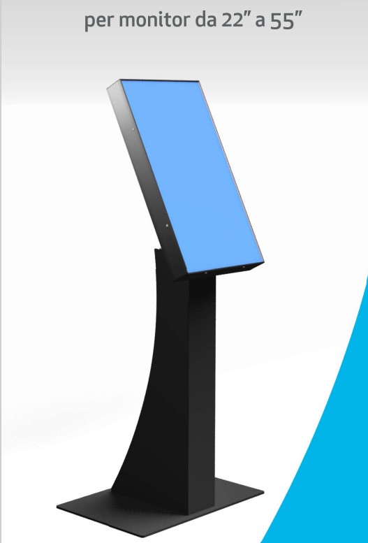 Totem Struttura Freestanding 2255 Reg Tilt Flip Opzione Pc E Print