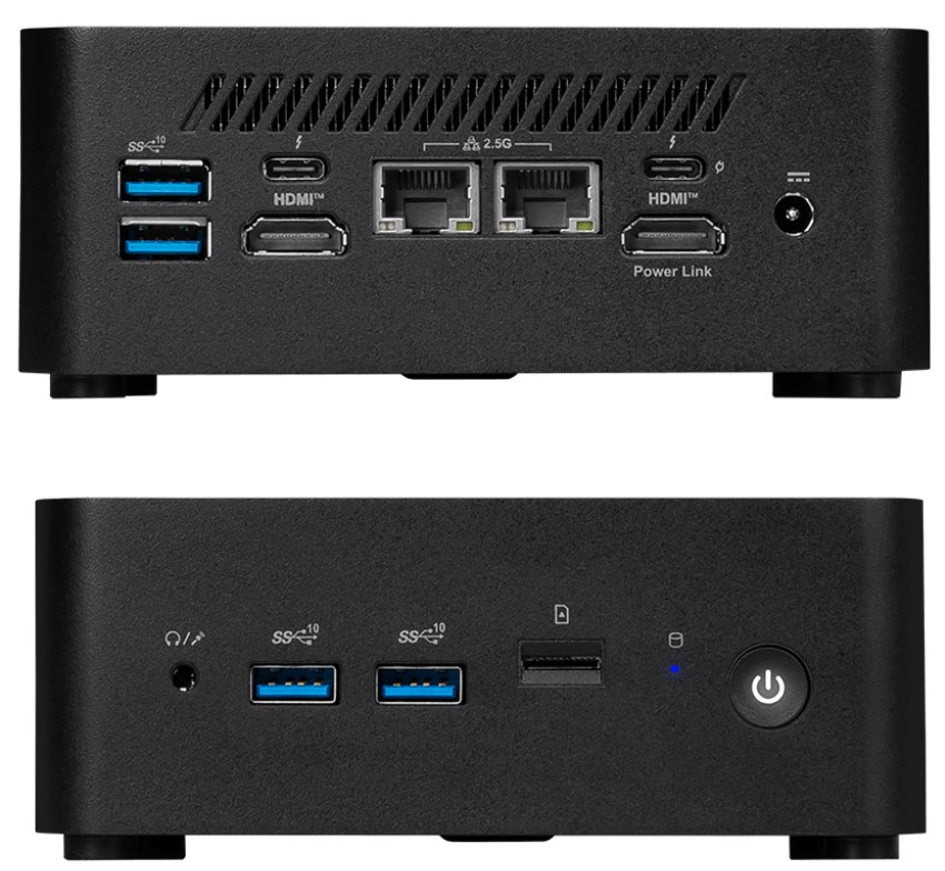 Pc Msi Cubi Nuc I3 8G 512G Bk W11P I5-100U Ssd M.2+25 Ddr5 Wifi Vesa