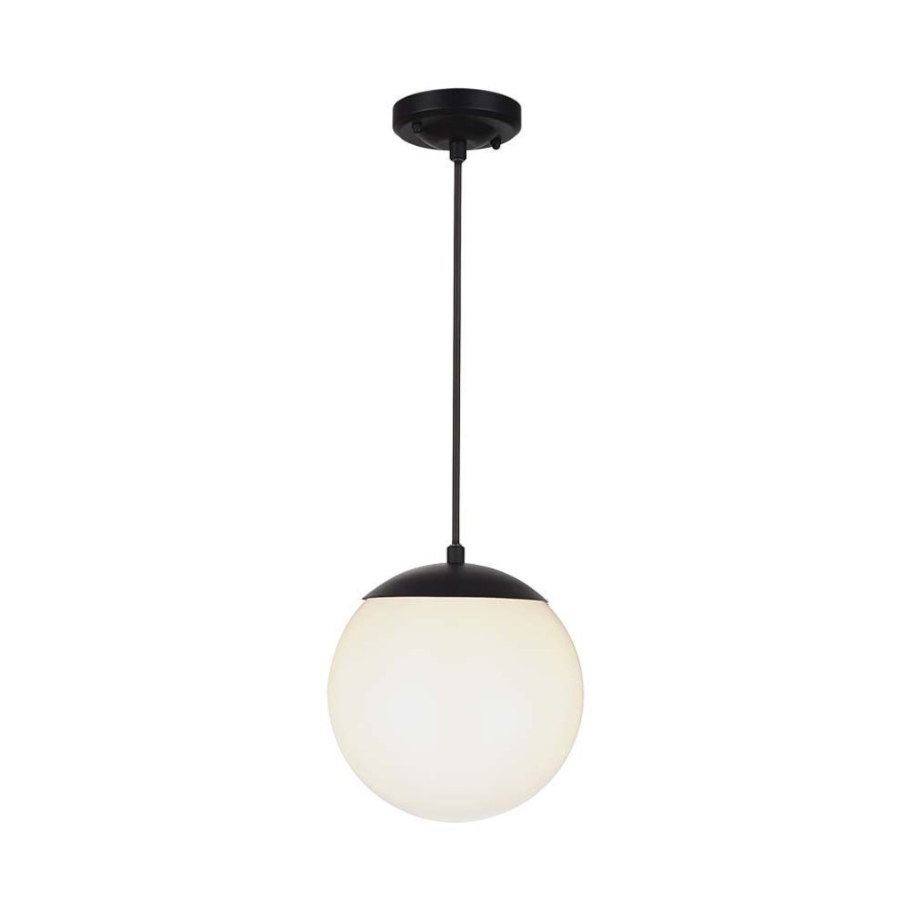 V-TAC Lampada LED da Soffitto con Portalampada E27 Colore Nero Opaco l: 870mm IP44