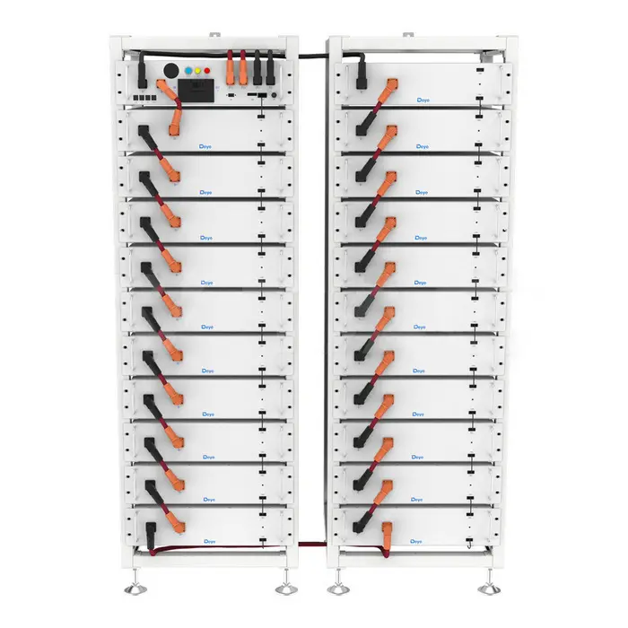 V-TAC Kit Rack di Accumulo Deye Alta Tensione 161.28kWh LiFePO4 38.4V 200Ah Garanzia 10 Anni IP20