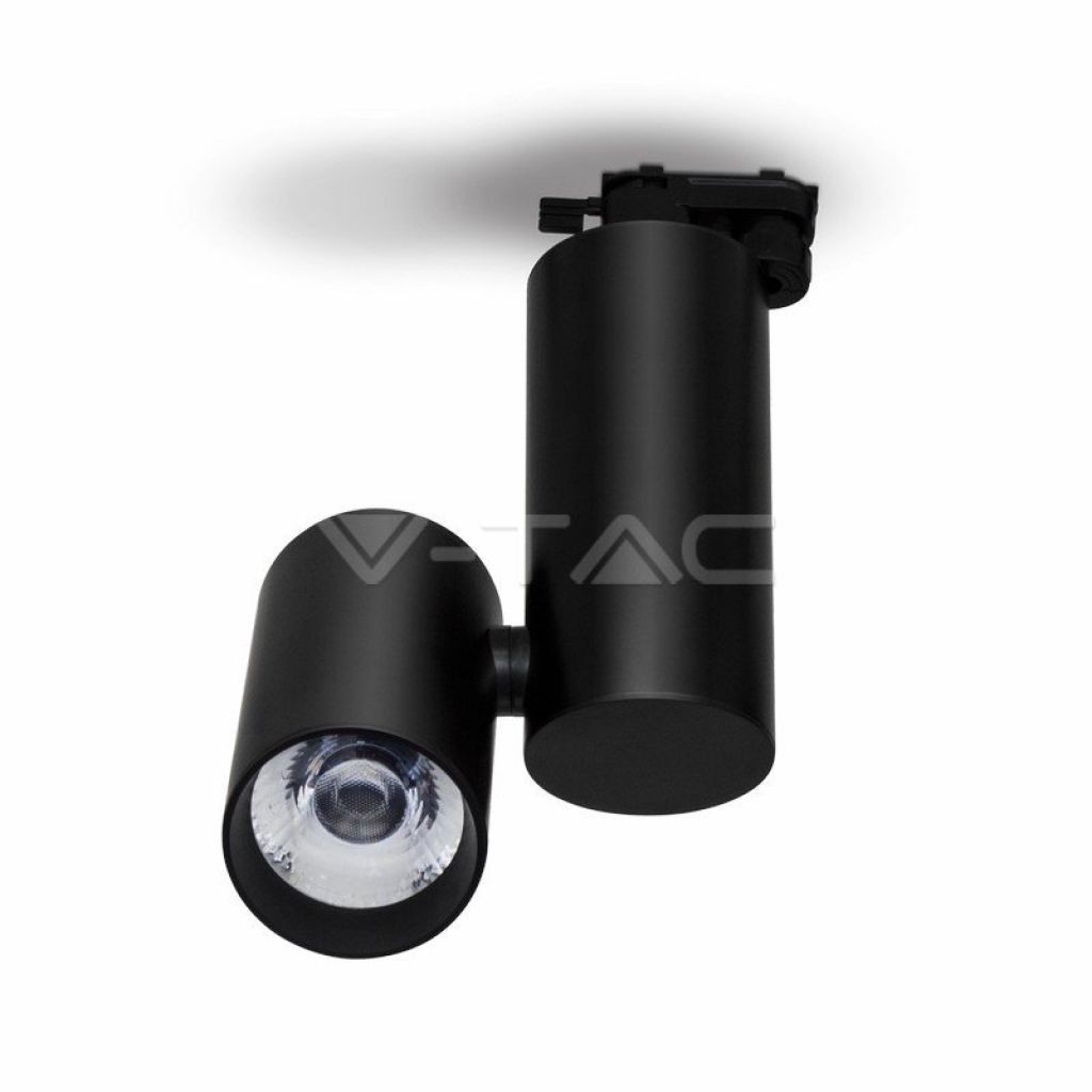 V-TAC Faretto LED da Binario 30W Colore Nero 6400K CRI>95