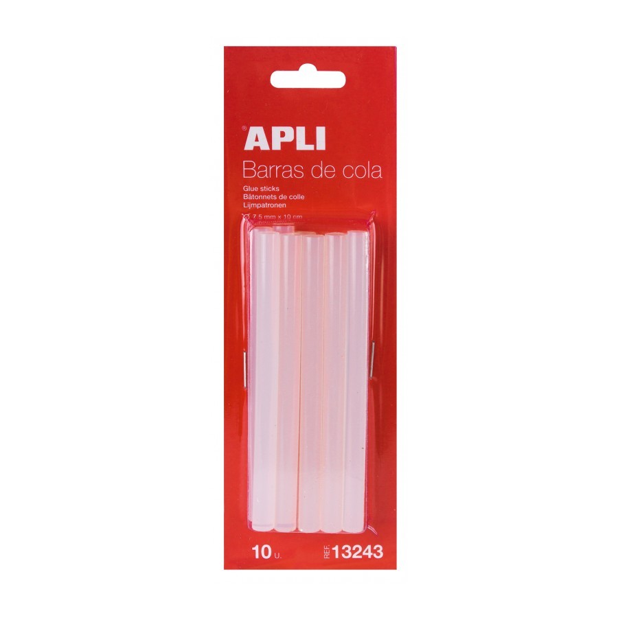 Apli Ricambi Colla Hot Melt Barre - Ø 75 mm x 10 cm - 10 Barre
