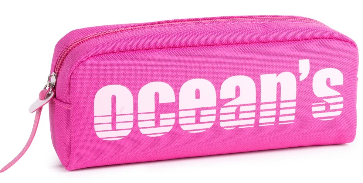 Astuccio Oceans Wave California con 1 zip - Manico ergonomico - Colore fucsia