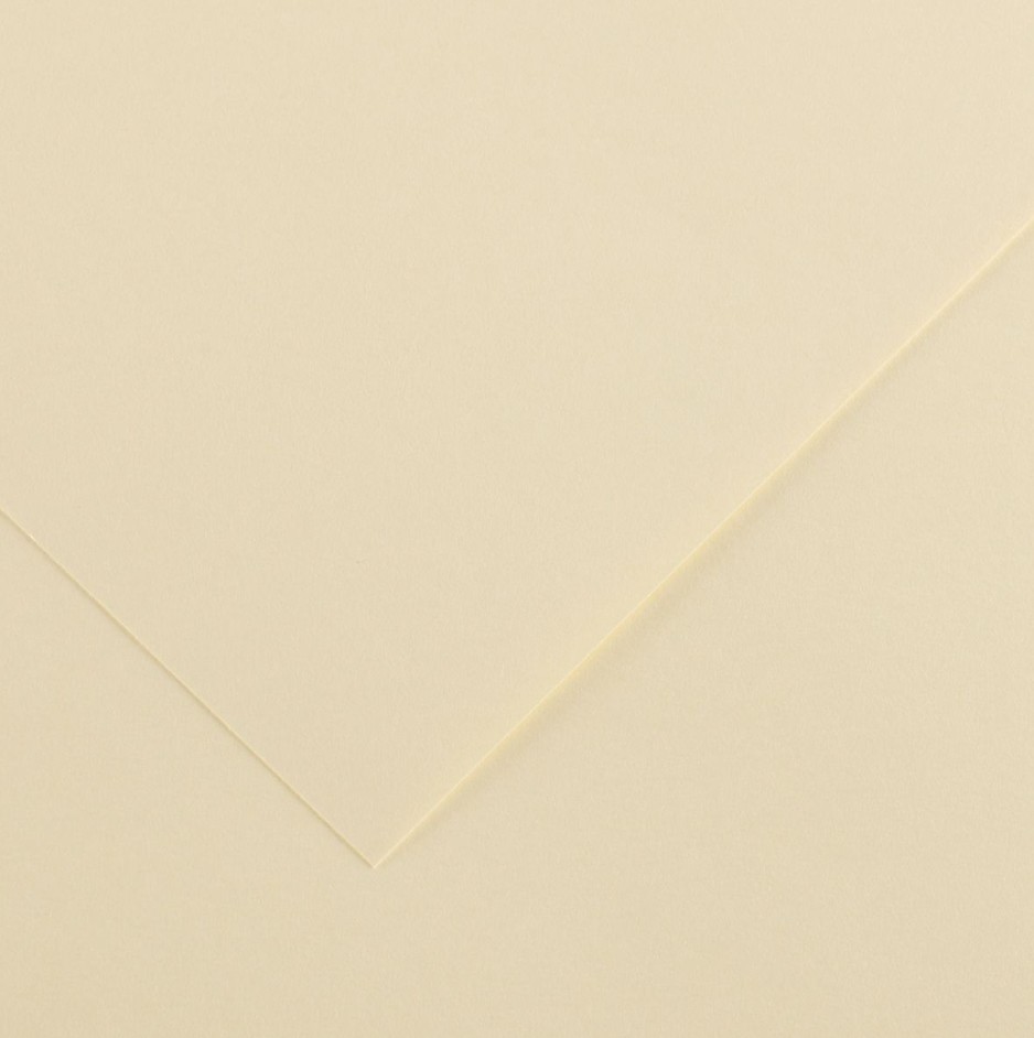 Canson Guarro Confezione da 25 Carte Iris da 185g - 50x65cm - Colore Crema