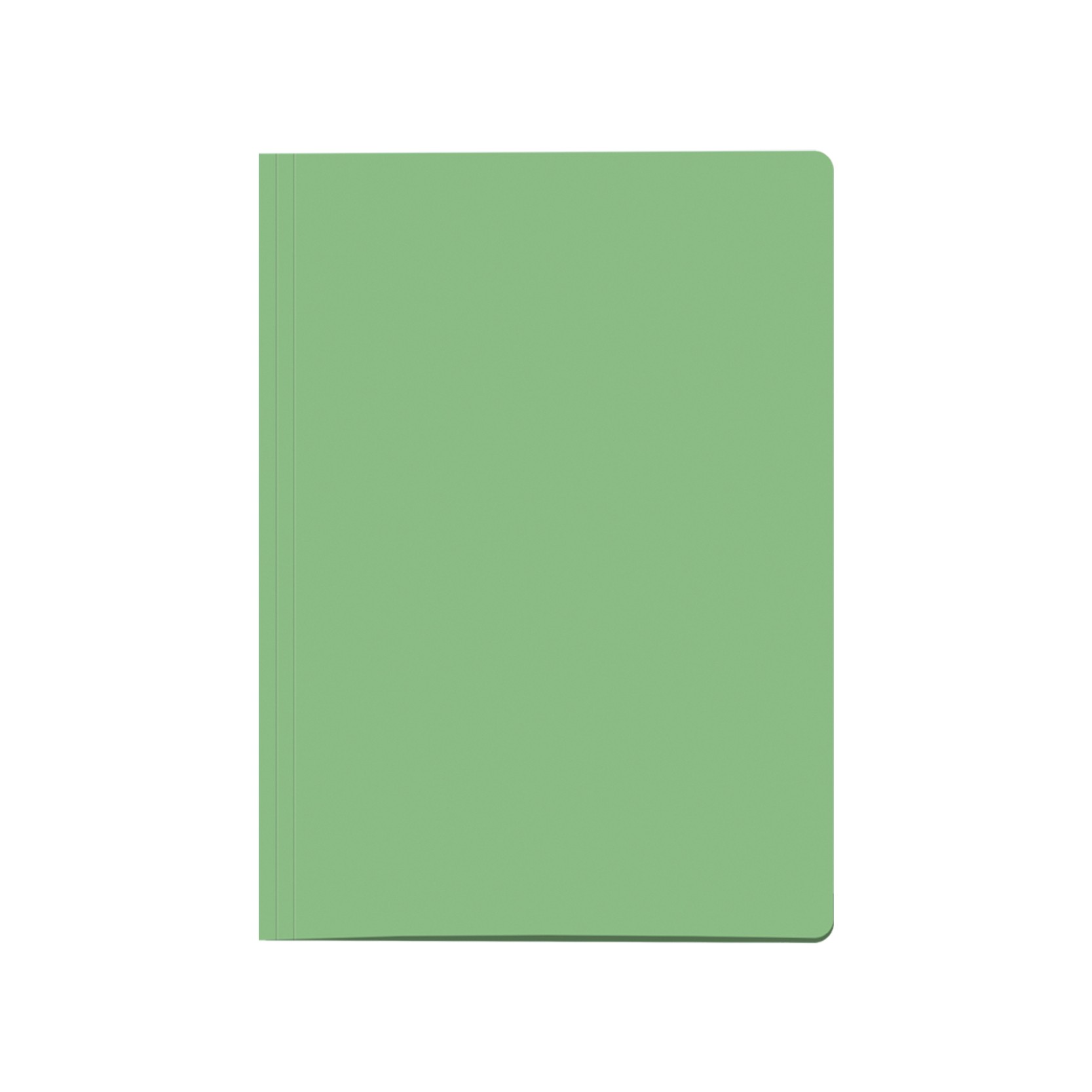 Dohe Confezione da 50 sottocartelle in cartoncino - Formato Folio - Slot di fissaggio - Colore verde