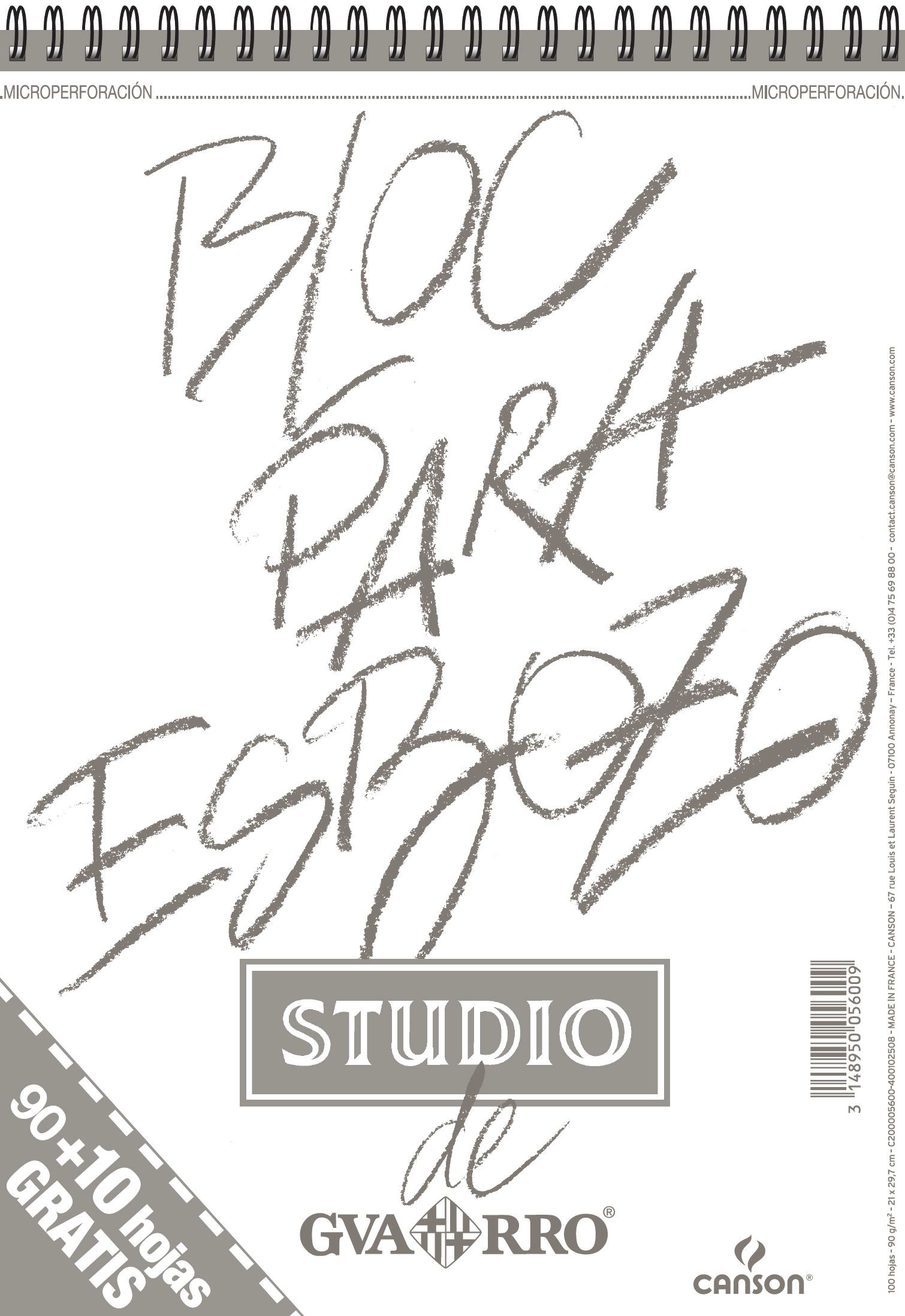 Canson Fine Sketch Block 90+10 Fogli Gratis - 21x297 - 90gr - Colore Bianco