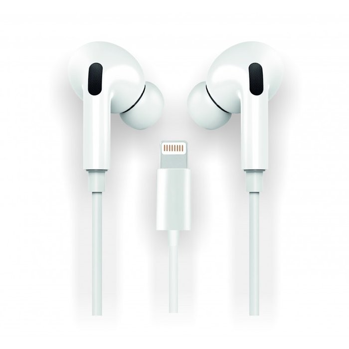Cuffie intraurali TechOneTech ear Tech Hop Inner Lightning - Microfono integrato - Assistente vocale - Cavo da 120 m