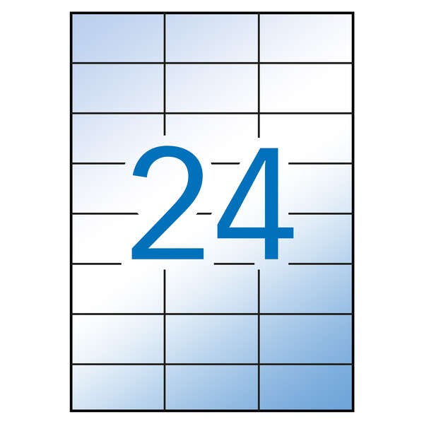 Etichette traslucide resistenti alle intemperie Apli 700 x 370 mm 100 fogli