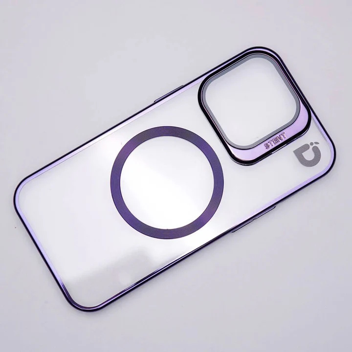 Idude Cover Tank Magsafe Crystal Iphone 14 Pro Max Deep Purple