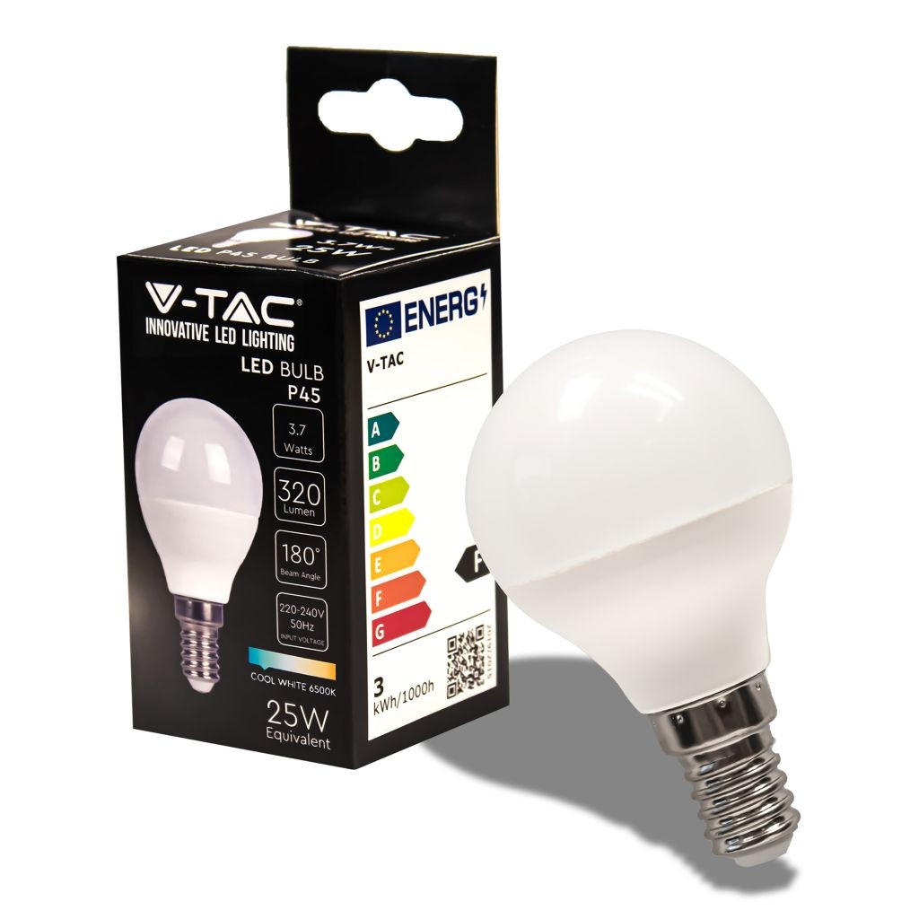V-TAC Lampadina LED E14 37W P45 6500K
