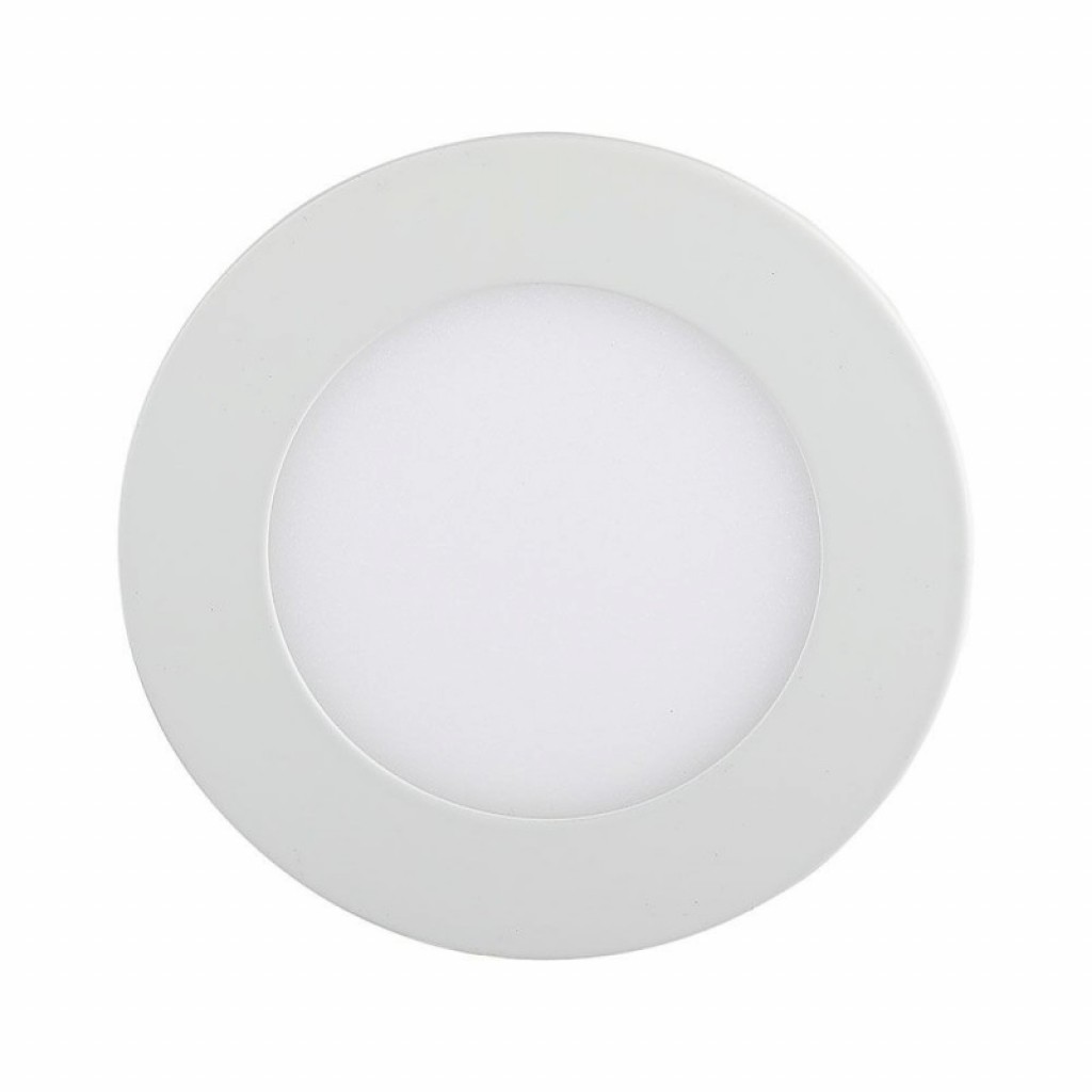 V-TAC Mini Pannello LED 3W Montaggio ad Incasso Rotondo Colore Bianco 2700K