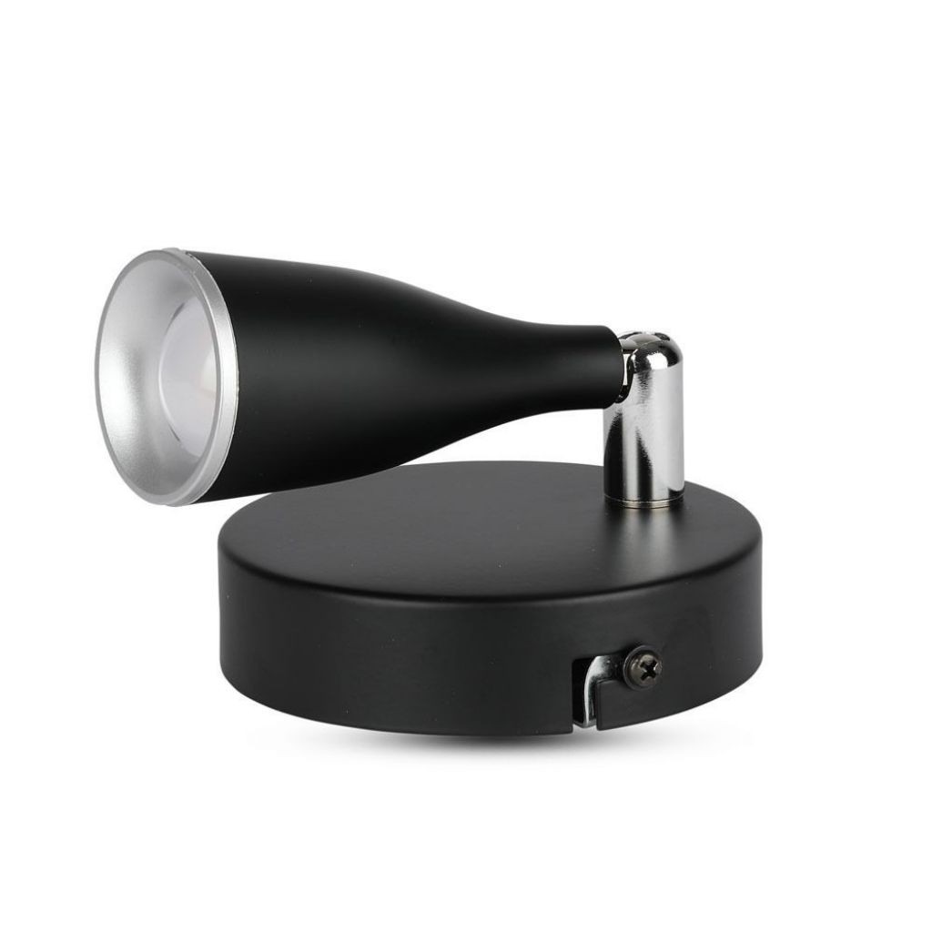 V-TAC Faretto LED da Muro 45W con Testa Orientabile Colore Nero 3000K IP20