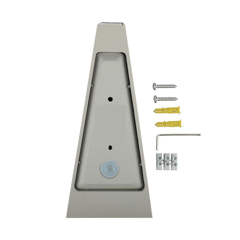 V-TAC Lampada LED da Muro 6W 110LM/W Doppio Fascio Luminoso Colore Grigio 3000K IP65