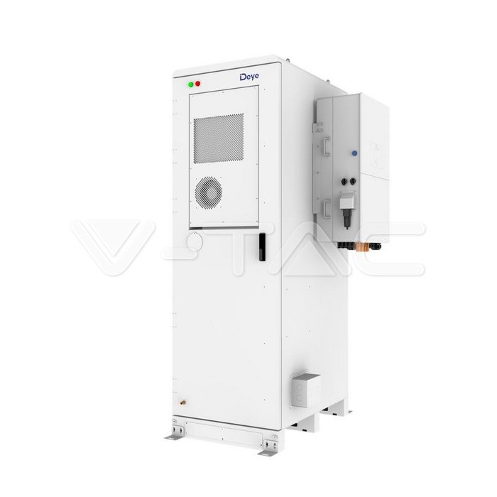 V-TAC KIT Fotovoltaico 50kW con Inverter Trifase Ibrido 50kW IP55 e una Batteria di Accumulo LiFePO4 61.44 kWh Smart meter integrato - Senza Pannelli Fotovoltaici