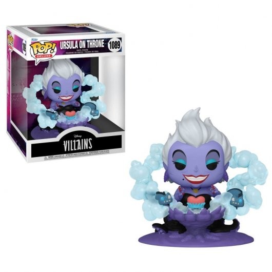 Funko Pop Deluxe Disney Villains Ursula sul trono - Figura in vinile - Altezza 128 cm circa.