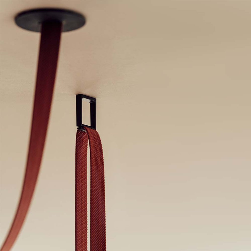 V-TAC Supporto per Cintura Montaggio in Soffitto Corpo Nero SKU 23125 / 23126