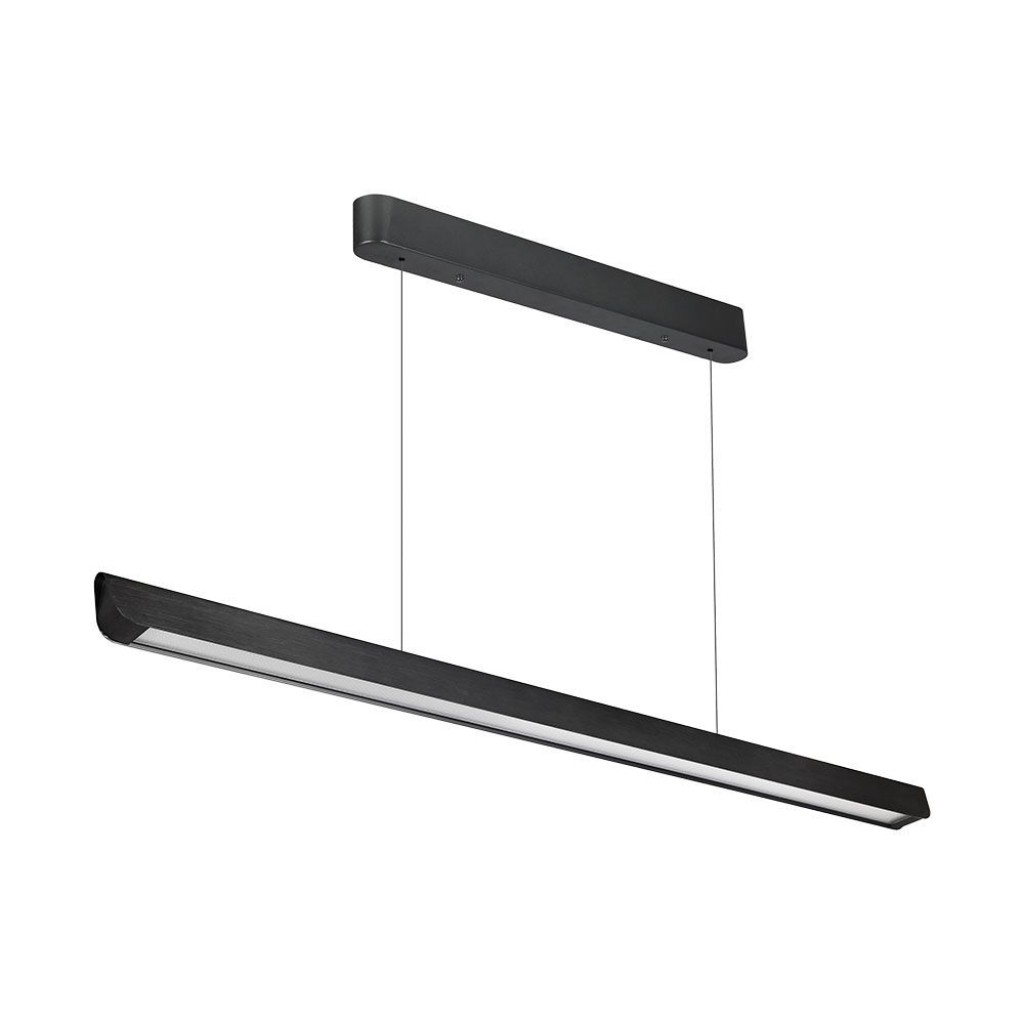 V-TAC Plafoniera LED Chip Samsung a Sospensione 36W Lineare Colore Nero 1227*50*60mm 3in1