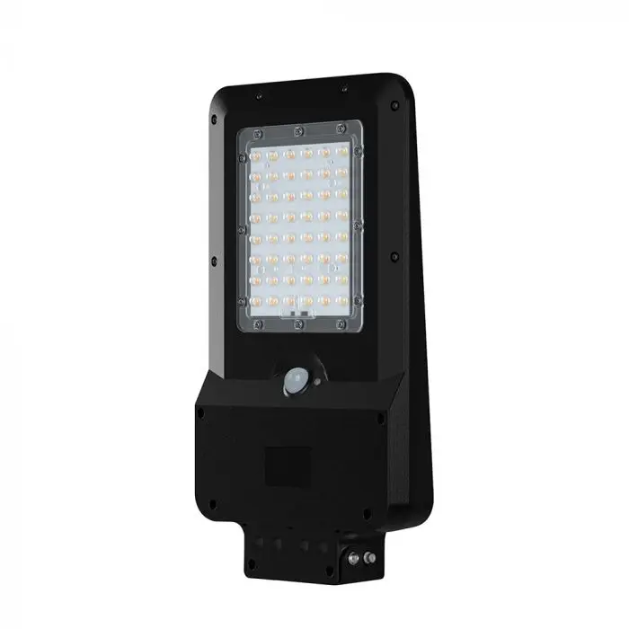 20W Led Solar Street Light 5400Mah Cct:3In1 Black Body 3000Lm