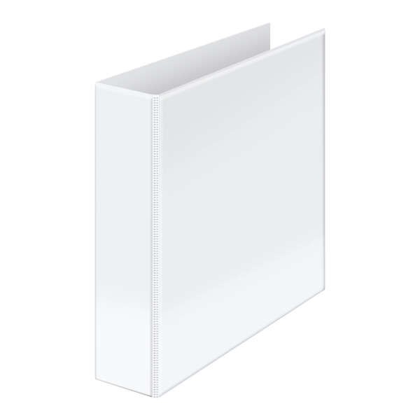 Cartella portadocumenti Dohe Basic A4 Kangaroo - 2 anelli misti 65 mm - Tasca sul dorso e sulla copertina - Cartone foderato - Bianco