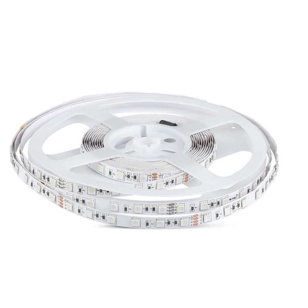 V-TAC Strip LED SMD5050 9W/m 5m 60 LED/m 24V 3000K IP20 10mm