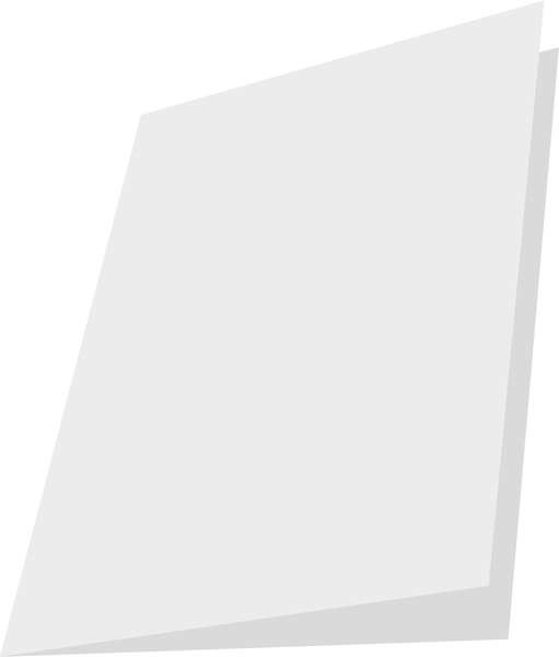 Mariola Confezione da 50 Sottocartelle in Cartoncino 180gr - Formato A4 - Fessura per Chiusura - Colore Bianco