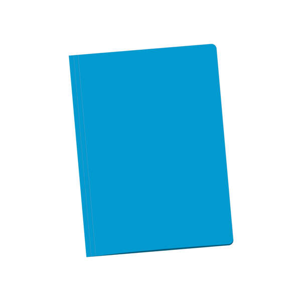 Dohe Confezione da 50 sottocartelle in cartone A4 da 180 g/m² - Con fessura per chiusura - Resistenti e durevoli - Ideali per organizzare i documenti - Blu