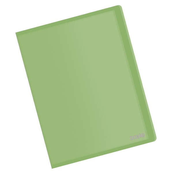 Cartelle Dohe formato A4 con bustine - Copertina flessibile in polipropilene - Bustine trasparenti saldate al dorso