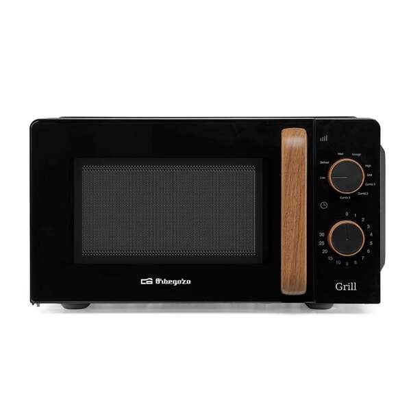 Microonde multifunzione Orbegozo MIG 2140 - Capacità 20 litri - Potenza 700 W - Grill 900 W - 5 livelli di potenza - Funzione scongelamento - Timer 30 minuti
