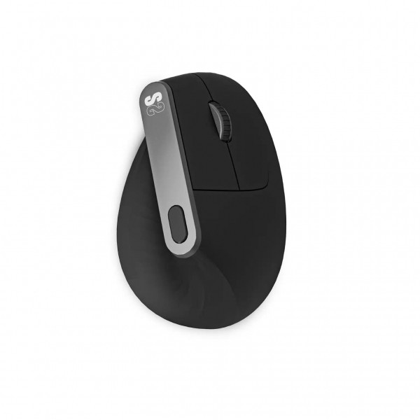 Subblim Nature Vertical Ergo Dual Bluetooth USB 2.4Ghz 4000dpi Mouse verticale - 5 pulsanti - Uso per destrimani - Nero