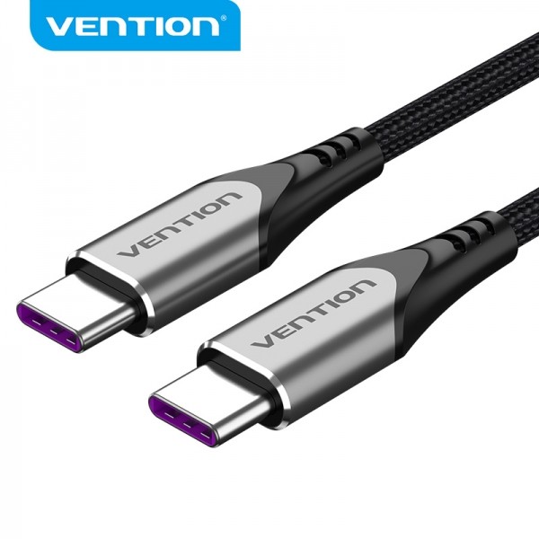 Vention Cavo USB-C maschio a USB-C maschio - 2 m - 5 A 100 W 480 Mbps - Grigio