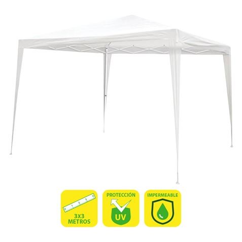 Tenda Sungarden Steel Rafia 3x3m - Bianco
