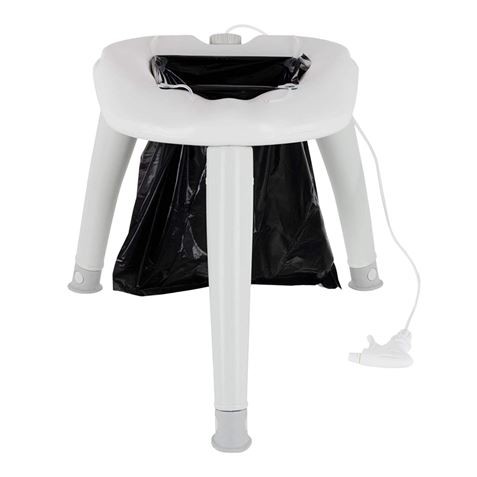Toilette portatile Muvip da 4 litri + spruzzatore - Colore bianco