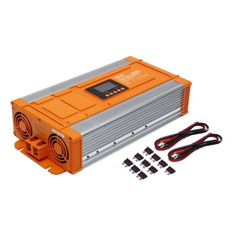 Elbat Inverter di potenza a onda sinusoidale pura con display LCD 3000W - Vari colori