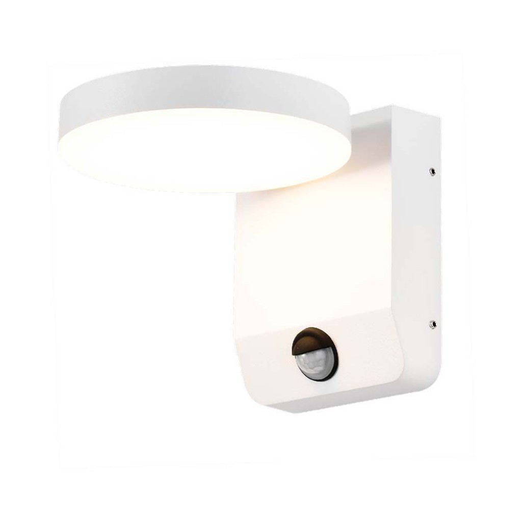 V-TAC Lampada LED da Muro Rotonda 17W 150LM/W con Sensore Colore Bianco 4000K IP65