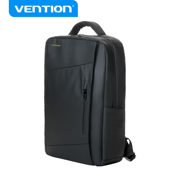 Zaino impermeabile per laptop Vention - 20L - Scomparto imbottito da 156 - Tessuto idrorepellente - Leggero e resistente - Nero