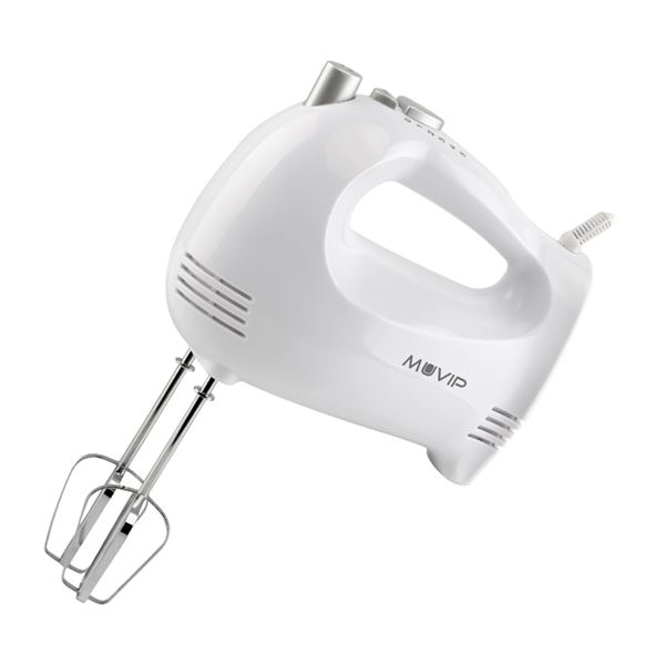 Frullatore a immersione Muvip per pasticceria 400W - 5 velocità - 2 set di fruste - Pulsante Turbo